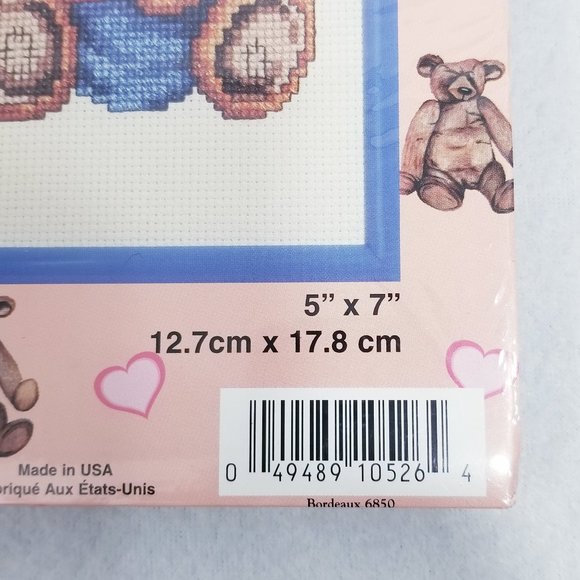 Janlynn Bear Collection Counted X-Stitch Kit - New - Picture 3 of 6